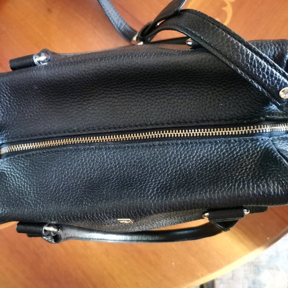 Kate Spade Black Pebble Leather Shoulder Bag Handbag Crossbody - Picture 4 of 9